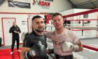 Aberdeen boxer Dean Sutherland has been sparring with European champion David Avanesyan. Supplied by John Sutherland.