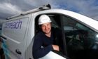 Openreach engineer Doug Craig was praised by islanders for the work he and his colleagues did to get services to the island back up and running. Image: Openreach.