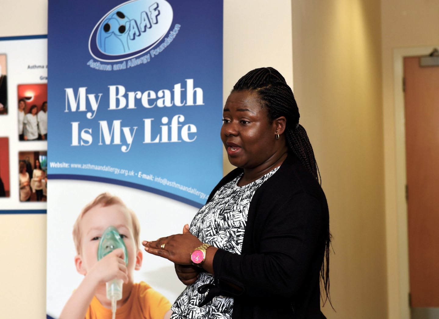 Martina Chukwuma-Ezike speaking at an event in 2018. Image: Heather Fowlie/ DC Thomson