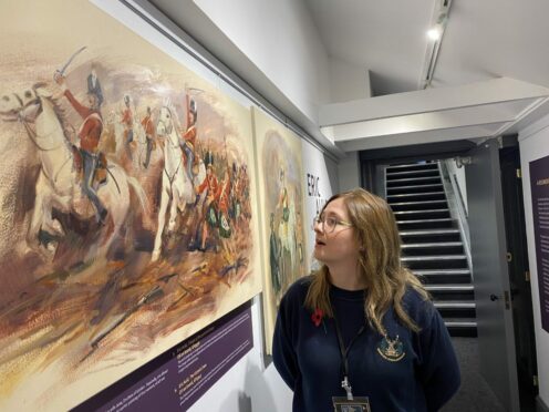 Ruth Cox looks at the Eric Auld exhibition at the Gordon Highlanders Museum.