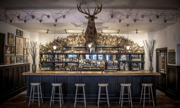 The Flying Stag bar at The Fife Arms is a must visit in Braemar. Image: The Fife Arms
