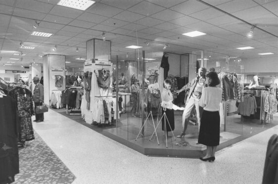 The store is pictured in 1985 following another refit which proved hugely popular. Image: DC Thomson.