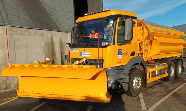 There will be 46 gritters and 46 snowploughs keeping north-east roads clear this winter. Image: Amey.