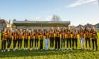 Huntly FC Women at Christie Park. Image: Huntly FC/George Mackie.