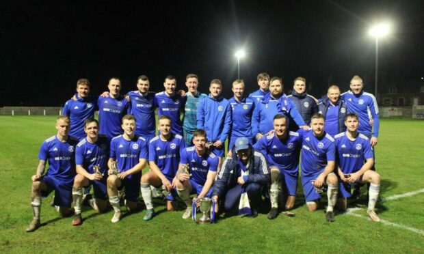 Invergordon, the 2022 Football Times Cup winners. Image: North Caledonian FA