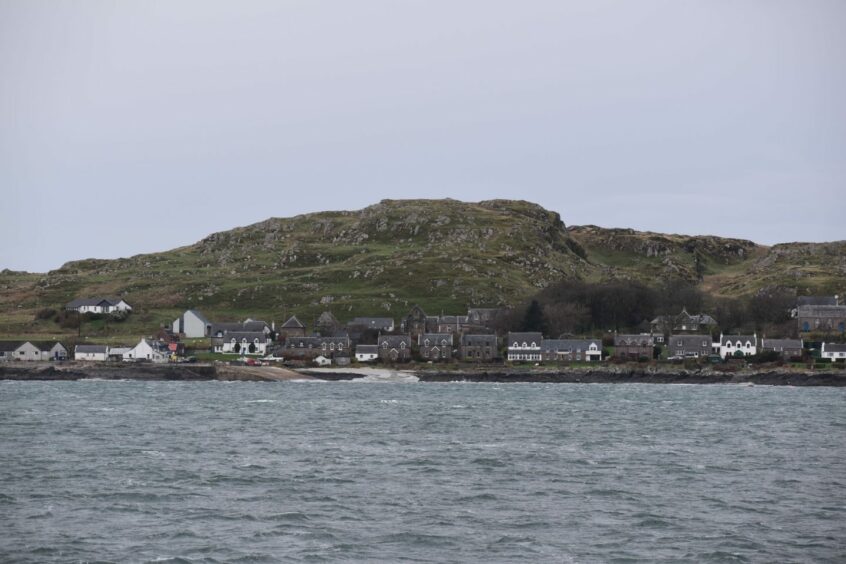 Iona from the sea.