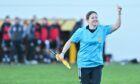 Claire Batty stepped up to ensure Forres v Fraserburgh wasn't abandoned by taking on the role ofassistant referee.