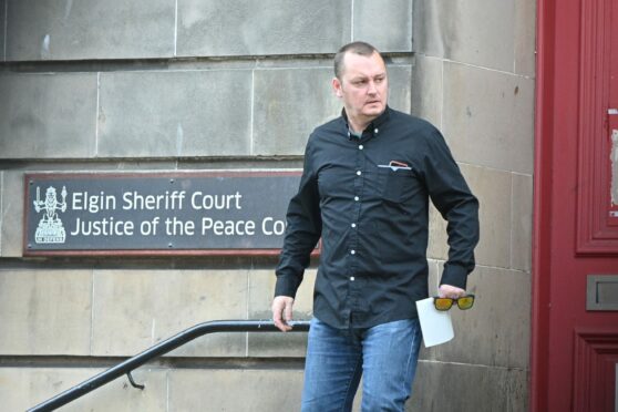 William Wylie, 43, was fined at Elgin Sheriff Court. Image: DC Thomson