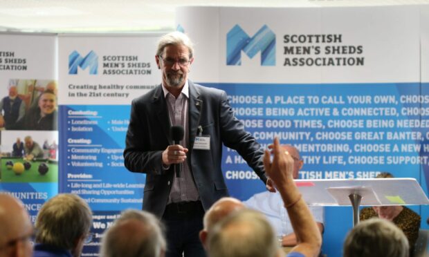 The chief executive of the Scottish Men's Sheds Association has hit out at the funding cuts. Image: Scottish Men's Sheds Association.