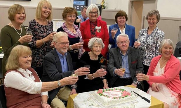 Jean Stephen celebrated her 100th surrounded by family and the Deputy Lord Lieutenant Audrey Walker. Image: Mark Taylor.