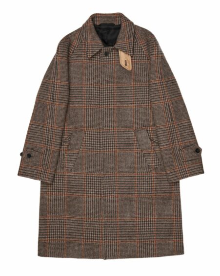 Balmacaan coat from Johnstons of Elgin.