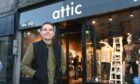 Attic co-owner Craig McLaughlin outside his new Union Street shop. He and his brothers have left the Academy shopping centre after more than 20 years. Image: Kenny Elrick/DC Thomson.
