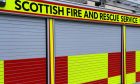 SFRS were at the scene of a crash in Aberdeen.