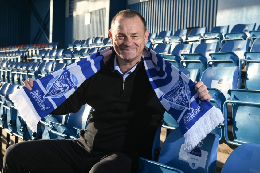 New Peterhead manager David Robertson. Image: Kenny Elrick/DC Thomson