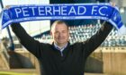 Peterhead's new manager David Robertson at Balmoor Stadium. Image: Kenny Elrick/DC Thomson