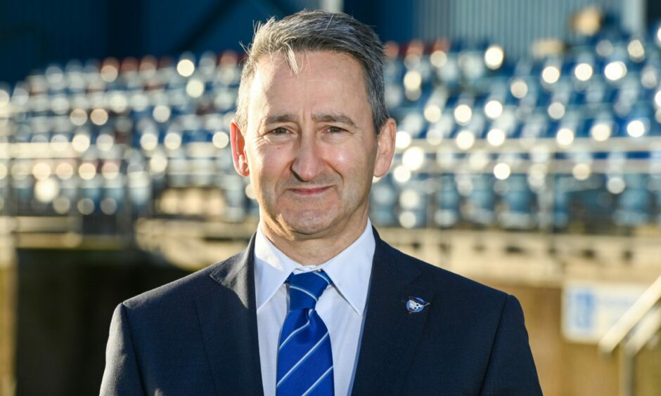 Peterhead vice-chairman Les Hill. Image: Kenny Elrick/DC Thomson