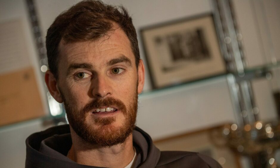 Jamie Murray is promoting the Battle of the Brits in Aberdeen. Picture by Kami Thomson/DC Thomson.