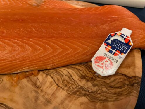 Label Rouge on salmon.