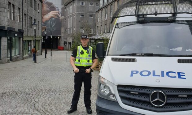 Police Constable Daniel McCallum, Safer City Unit, Aberdeen