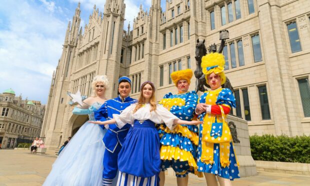 Cinderella is just one of a handful of pantomime shows starting its run in Aberdeen from this weekend. Image: CIRO Art Studio / Aberdeen Arts Centre.