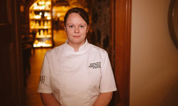 Alanna McCarthy, head pastry chef at Meldrum House, is part of the team headed to Luxembourg. Image: Supplied by Meldrum House.