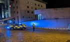 Police at the scene at 6.40pm. Image: David McPhee/DC Thomson