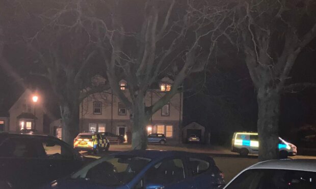 Police attend disturbance in Bridge of Don, Aberdeen.