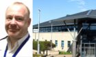 Chief Superintendent Rob Shepherd and Burnett Road police station in Inverness. Images: Metropolitan Police Service/Sandy McCook/DC Thomson