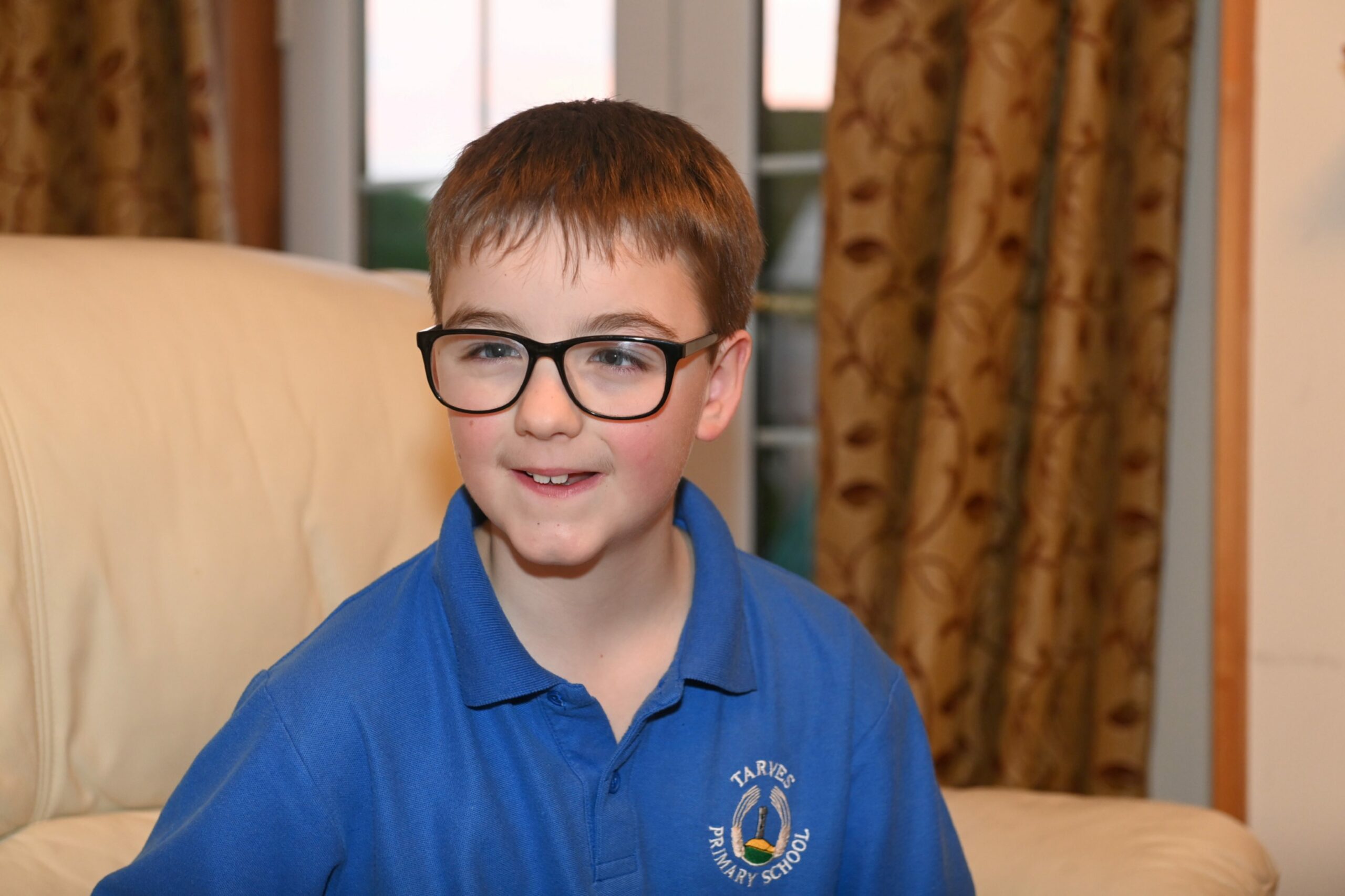 Without surgery, James could lose his 3D vision. Treatment times are longer because of a shortage of children's nurses in NHS Grampian. Image: Paul Glendell/ DC Thomson