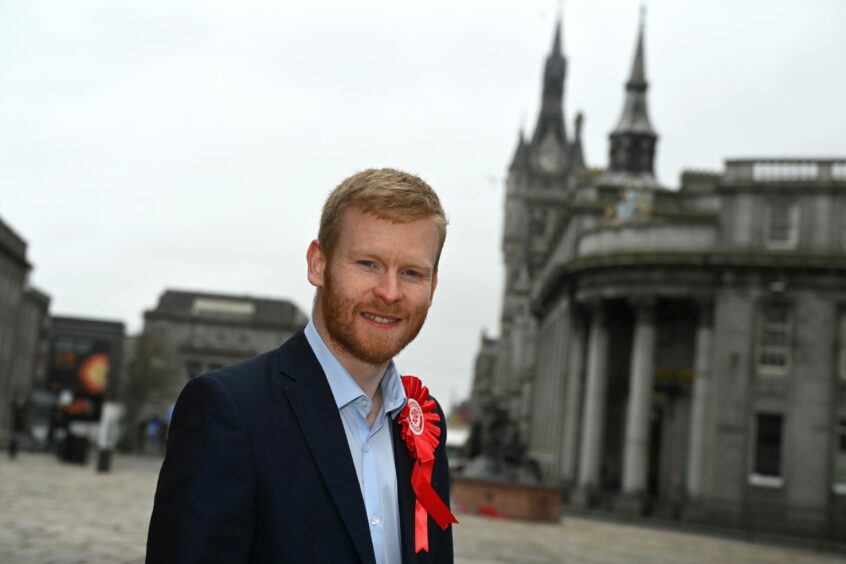 Labour's Ross Grant wanted Aberdeen City Council to ask both governments for more funding to help cover the cost of Ukrainian refugee children on the school roll. Image: Paul Glendell/DC Thomson.