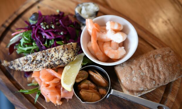 A seafood board available at Prime Restaurant. Image: Sandy McCook/DC Thomson.