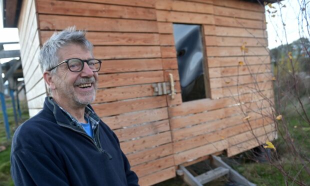 Jess Christman, of Black Isle Firewood. Image: Sandy McCook/DC Thomson