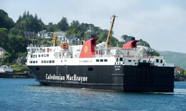 CalMac has run into some issues with its booking system. Image: Sandy McCook/ DC Thomson.