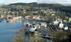 Oban Bay is currently unregualted and this arial photograph shows how busy the port is. It is hoped to intrduce a harbour athority.