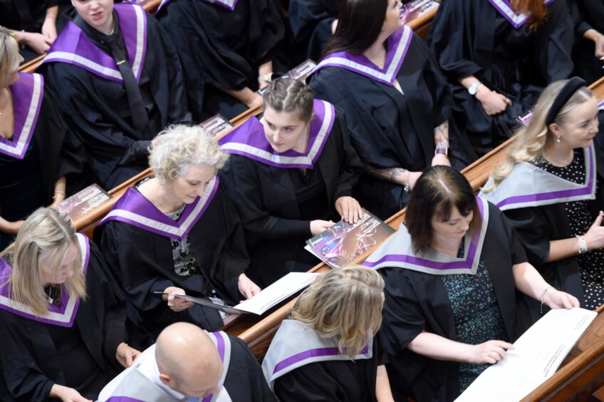 Over 100 graduates from UHI's Stornoway and Inverness campuses celebrated their graduation from the nursing and midwifery department. Sandy McCook/DC Thomson