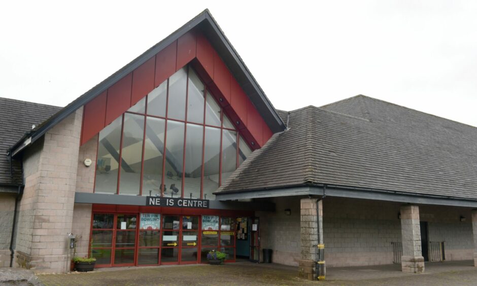 Entrance of the Nevis Centre, Fort William