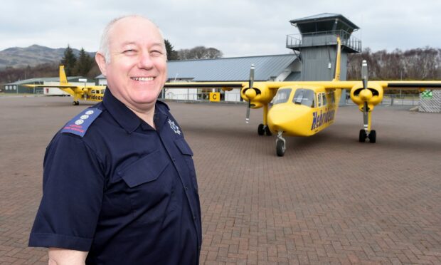 Thomas Eddleston, station manager at Oban Airport