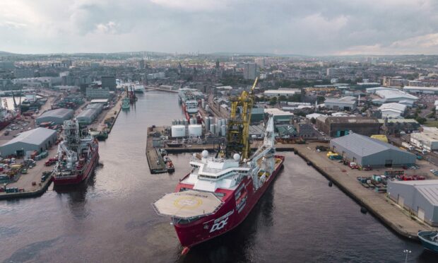 UK domestic maritime vessels contributed around 5% of the UK’s greenhouse gas emissions – more than trains and buses combined. Image: Port of Aberdeen