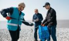 Over 400 bags of litter were collected from Scottish beaches this year in the annual clean up. Image: Marine Conservation Society.