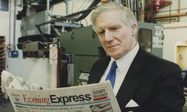 Richard - Dick - Williamson former editor of the Evening Express.
