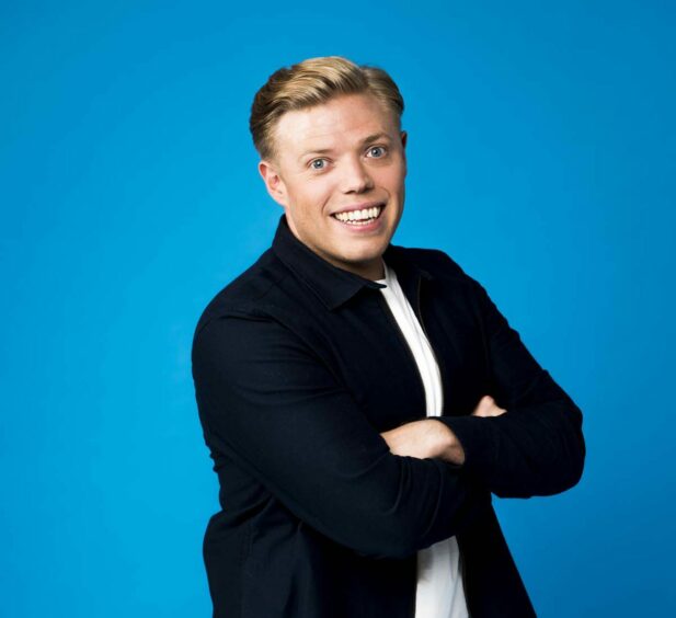 Comedian Rob Beckett entertained Aberdeen fans with his show Wallop