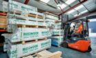 Forklift truck at Russwood