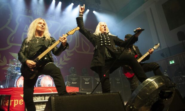Saxon rocked out at the Music Hall in Aberdeen to the delight of their fans. All images: Andy Thorn