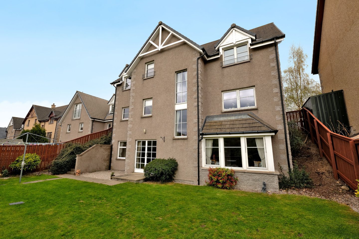 Resplendent threestorey riverside residence on the market in Inverurie
