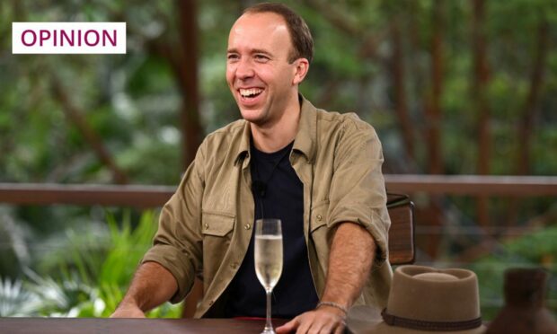 Former health secretary Matt Hancock finished third in I'm a Celebrity 2022 (Image: James Gourley/ITV/Shutterstock)