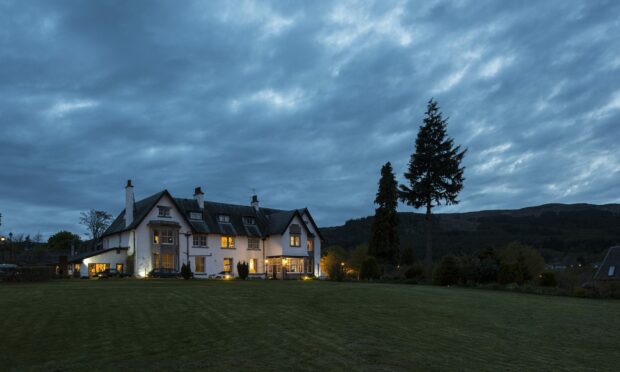 The Lovat Hotel, home to three-rosette restaurant Station Road at Loch Ness.