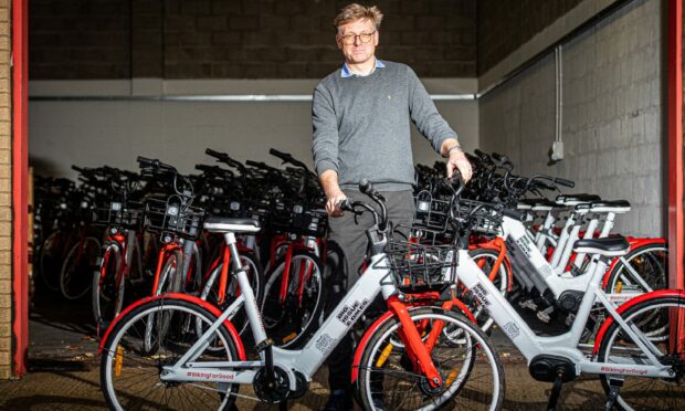 Jan Tore Endresen, CEO of Big Issue eBikes. Image: Wullie Marr/DC Thomson
