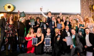 Society Awards 2022, 
All the winners on stage.
Image: Wullie Marr / DC Thomson