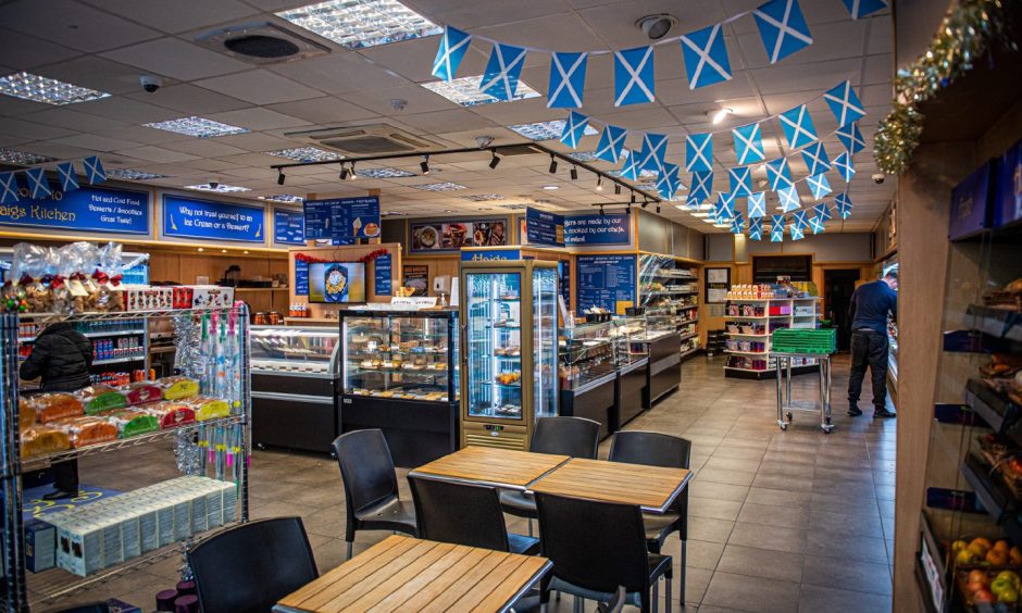 Food hall at the Aberdeen shop.