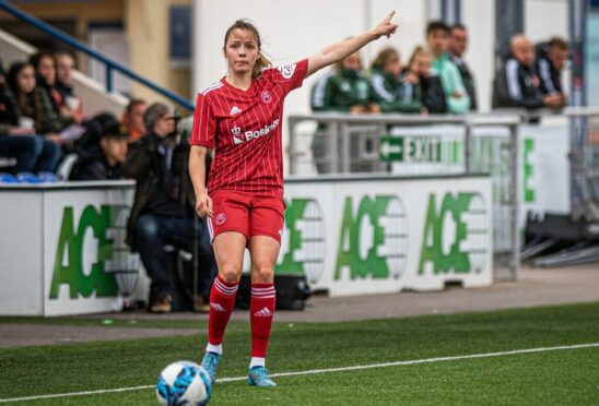 Aberdeen Women forward Chloe Gover. Image: Wullie Marr/DC Thomson.